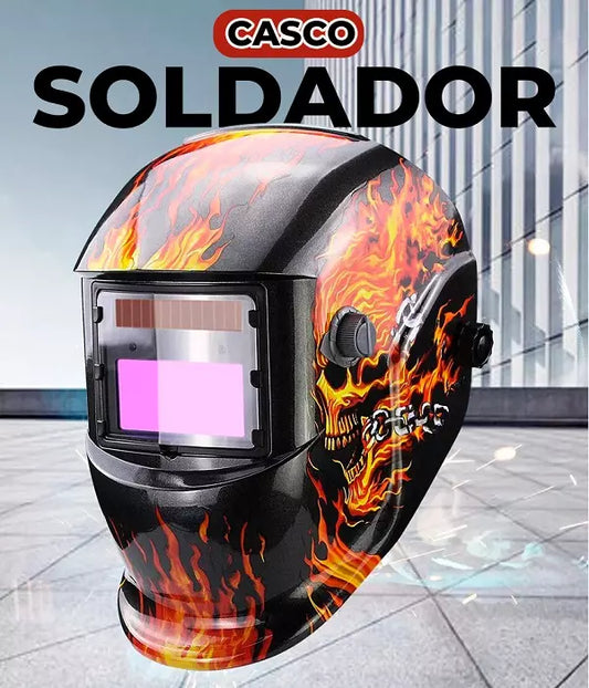 CASCO PARA SOLDADURA Y TRABAJO - DISEÑO PRO